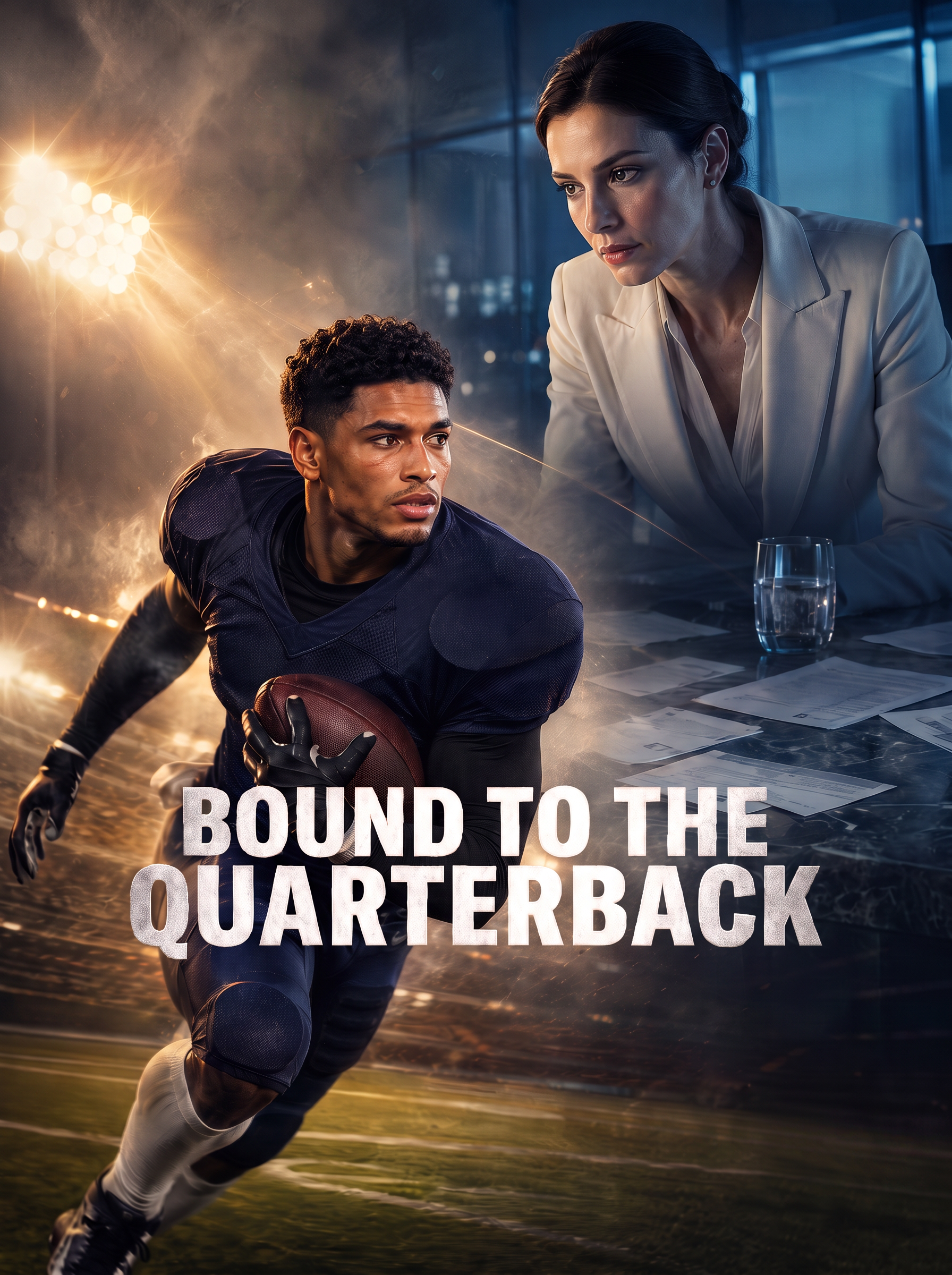Bound to the Quarterback vertical drama poster