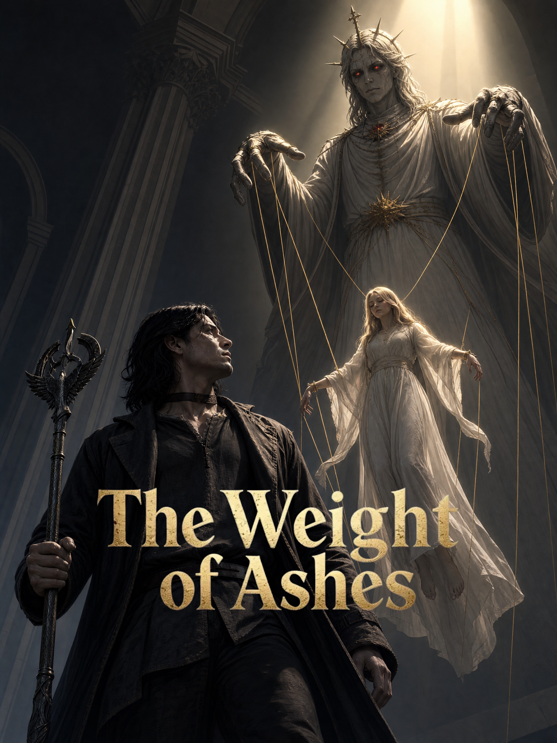 The Weight of Ashes vertical drama poster