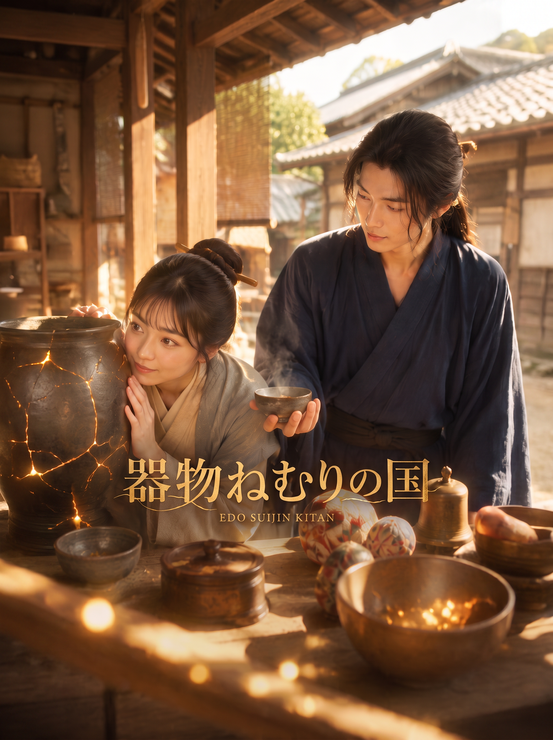 A Kingdom of Whispering Objects vertical drama poster